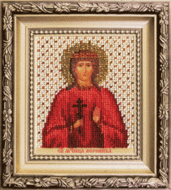 Икона святая мученица Вероника. Набор для вышивки бисером. Чаривна мить (Б-1215) - Вышивка крестиком и бисером - Овца Рукодельница