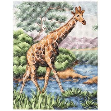 Набор для вышивания Anchor Giraffe PCE965 - Вышивка крестиком и бисером - Овца Рукодельница