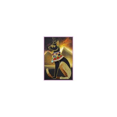 Єгипетська богиня Баст. Набір для вишивання бісером. Картини Бісером (Р-430) - Вишивка хрестиком і бісером - Овечка Рукодільниця