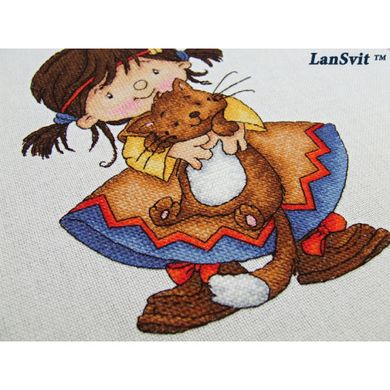 Набор для вышивания ЛанСвіт Ягуарунди Д-038 - Вышивка крестиком и бисером - Овца Рукодельница