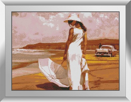 Прогулянка біля моря. Набір алмазний живопис. Dream Art (31319D) - Вишивка хрестиком і бісером - Овечка Рукодільниця