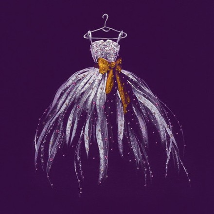 Набор для вышивания MiniArt Crafts Фиолетовое платье 55049 - Вишивка хрестиком і бісером - Овечка Рукодільниця