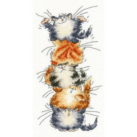 Кошки Набор для вышивания крестом Bothy Threads XMS27 - Вишивка хрестиком і бісером - Овечка Рукодільниця