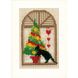 Різдвяна атмосфера Набір для вишивання хрестиком (листівки) Vervaco PN-0150427