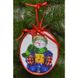Набір для вишивки бісером Барвиста Вишиванка Пошита новорічна іграшка Баритон (серія: Сніговики-Колядники) 14х16 ТР221аБ1416k