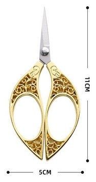 Ножницы для рукоделия Classic Design CD-135 золото - Вышивка крестиком и бисером - Овца Рукодельница