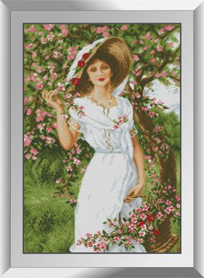 Девушка в саду. Набор алмазной живописи. Dream Art (31587D) - Вышивка крестиком и бисером - Овца Рукодельница