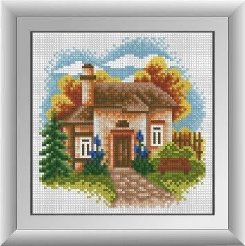 Набор для рисования камнями алмазная живопись Dream Art Осенний сад (квадратные, полная) 30554D - Вышивка крестиком и бисером - Овца Рукодельница