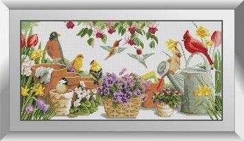 Набір алмазного живопису Dream Art Пташине царство 31492D - Вишивка хрестиком і бісером - Овечка Рукодільниця