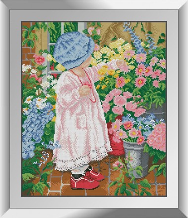 Садовница. Набор алмазной живописи. Dream Art (31560D) - Вышивка крестиком и бисером - Овца Рукодельница