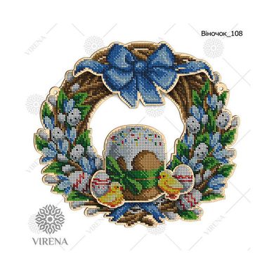 Набор для изготовления венка. VIRENA (ВЕНОК_108) - Вышивка крестиком и бисером - Овца Рукодельница