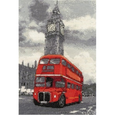 Набор для вышивания крестом DMC BK1174 London Bus (Лондонский автобус) - Вышивка крестиком и бисером - Овца Рукодельница