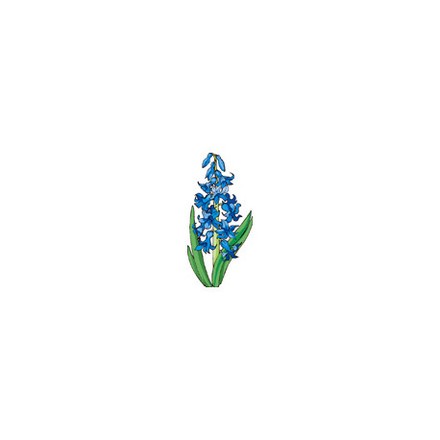 Гиацинт Ткань для вышивания с нанесённым рисунком Orchidea O-347 - Вишивка хрестиком і бісером - Овечка Рукодільниця