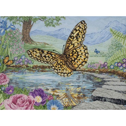 Набор для вышивания Anchor MAIA 01232 3D Butterfly /3D Бабочка - Вишивка хрестиком і бісером - Овечка Рукодільниця