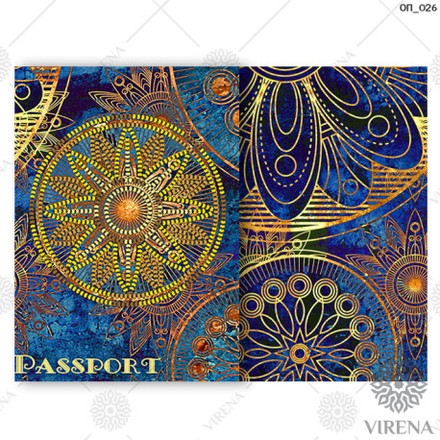 Обложка на паспорт Virena ОП_026 - Вышивка крестиком и бисером - Овца Рукодельница