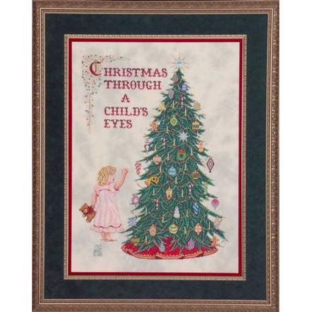 GP-107 Схема "Christmas Through A Child’s Eyes" Glendon Place - Вишивка хрестиком і бісером - Овечка Рукодільниця