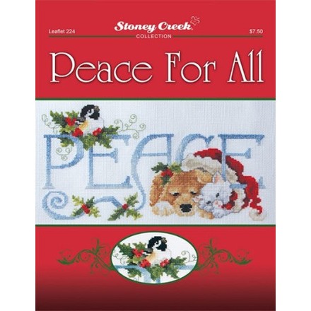 Peace For All Схема для вышивания крестом Stoney Creek LFT224 - Вишивка хрестиком і бісером - Овечка Рукодільниця