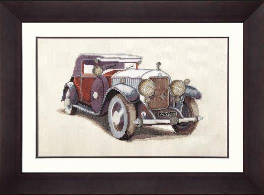 Авто Skoda 1933. Набор для вышивания. Чаривна мить (М-95) - Вышивка крестиком и бисером - Овца Рукодельница