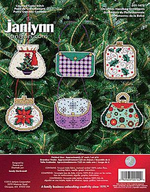 Christmas Handbag Ornaments Рождественские сумочки. Набор для вышивания крестом. Janlynn (021-1472) - Вышивка крестиком и бисером - Овца Рукодельница