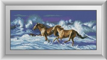 Набір для малювання каменями алмазний живопис Dream Art По хвилях (квадратні, повна) 30952D - Вишивка хрестиком і бісером - Овечка Рукодільниця