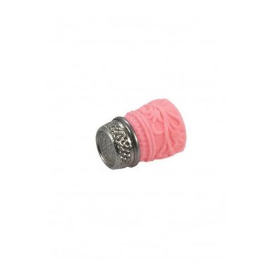 Наперсток силикон+метал Розовый (Размер:S) (Франция) 91731 - Вышивка крестиком и бисером - Овца Рукодельница