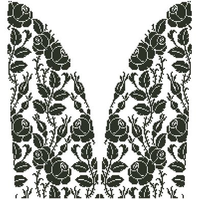 Заготовка женской юбки для вышивки бисером Барвиста Вышиванка Розы. Орнамент СЖ178кБнннн