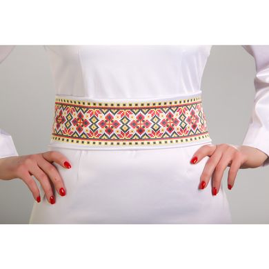 Заготовка женского пояса для вышивки бисером Барвиста Вышиванка Украинская степь ПС039кБнннн