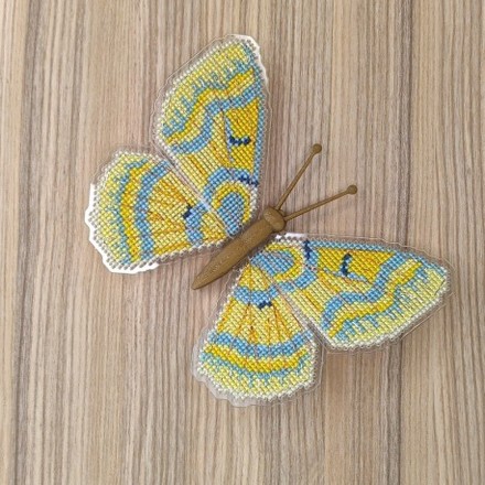 Iotaphora iridicolor. Метелик Набір для вишивання хрестиком ArtInspirate BUT-79 - Вишивка хрестиком і бісером - Овечка Рукодільниця