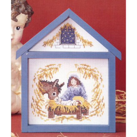 Набір для вишивання з рамкою "JESUS BARNET" Oehlenschlägers (OOE) - Вышивка крестиком и бисером - Овца Рукодельница