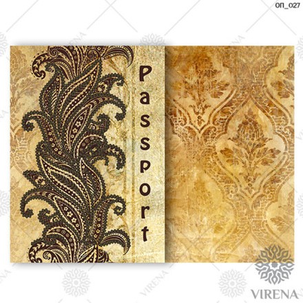 Обложка на паспорт Virena ОП_027 - Вышивка крестиком и бисером - Овца Рукодельница