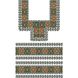 Набір для вишивки жіночої блузки бісером Борщівська квітка БЖ064пБннннk