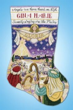 Набір для вишивання Design Works Angel Nativity 5923 - Вишивка хрестиком і бісером - Овечка Рукодільниця