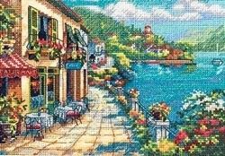 Набор для вышивки крестом Dimensions 65093 Overlook Cafe - Вышивка крестиком и бисером - Овца Рукодельница