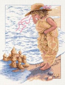 Набор для вышивания Dimensions 13730 Sandcastle Dreams - Вышивка крестиком и бисером - Овца Рукодельница