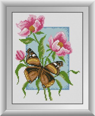 Бабочка Адмирал. Набор алмазной живописи. Dream Art (31036D) - Вышивка крестиком и бисером - Овца Рукодельница