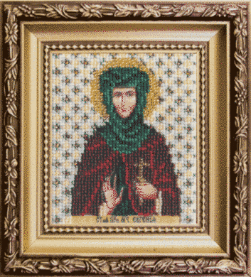 Икона святая мученица Евгения. Набор для вышивки бисером. Чаривна мить (Б-1098) - Вышивка крестиком и бисером - Овца Рукодельница