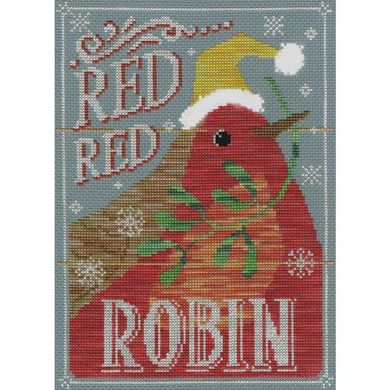 Red Red Robin. Набір для вишивання хрестом. Bothy Threads (XVC3) - Вишивка хрестиком і бісером - Овечка Рукодільниця
