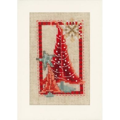 Різдвяна символіка Набір для вишивання хрестиком (листівки) Vervaco PN-0154080 - Вишивка хрестиком і бісером - Овечка Рукодільниця