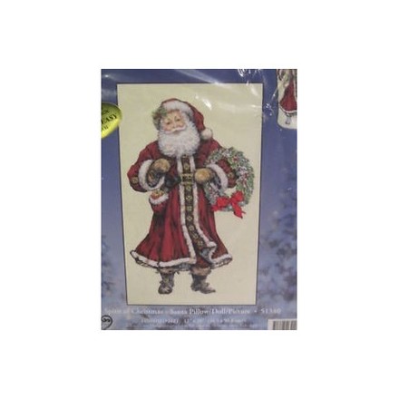 Набор для вышивки Candamar Designs 51340 Spirit of Christmas Santa - Вышивка крестиком и бисером - Овца Рукодельница