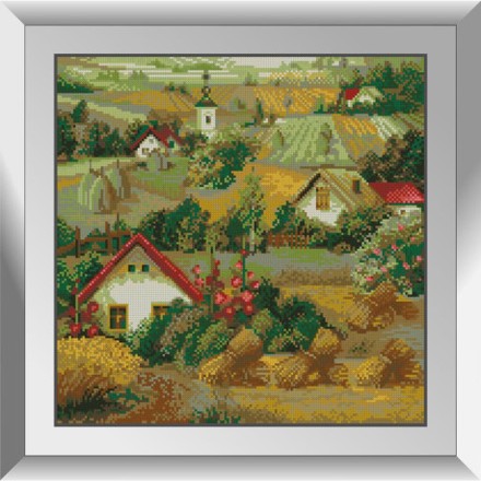 Сербский пейзаж Набор алмазной живописи Dream Art 31870D - Вышивка крестиком и бисером - Овца Рукодельница