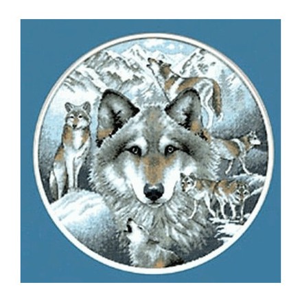 Набор для вышивания Dimensions 35084 Call of the Wolf - Вышивка крестиком и бисером - Овца Рукодельница