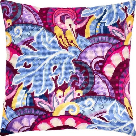 Фиолетовая сказка. Набор для вышивания подушки. Чарівниця (V-195) - Вышивка крестиком и бисером - Овца Рукодельница