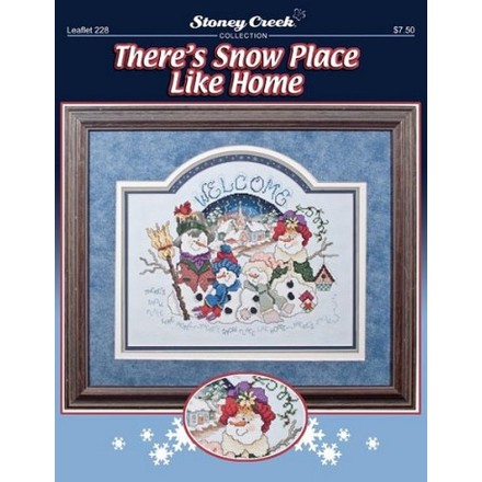 There's Snow Place Like Home Схема для вышивания крестом Stoney Creek LFT228 - Вишивка хрестиком і бісером - Овечка Рукодільниця