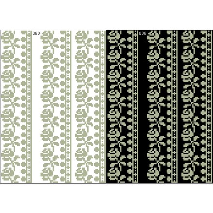 Канва з нанесеним малюнком для вишивки бісером і нитками на водорозчинному клейовому флізеліні ФЛ088гн2030