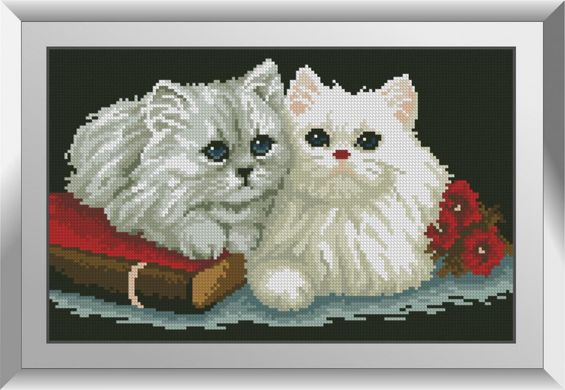 Два кошеня. Набір алмазний живопис. Dream Art (31217D) - Вишивка хрестиком і бісером - Овечка Рукодільниця