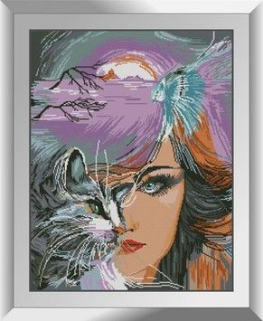 Набір для малювання каменями алмазний живопис Dream Art Алегорія (квадратні, повна) 31323D - Вишивка хрестиком і бісером - Овечка Рукодільниця
