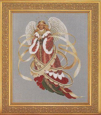 Angel of Christmas Ангел Різдва. Схеми вишивки хрестиком. Lavender Lace (LL39) - Вишивка хрестиком і бісером - Овечка Рукодільниця