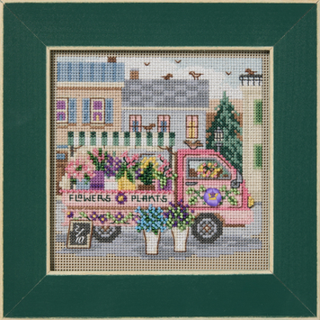 Набор для вышивания Flower Truck/Цветочный грузовик Mill Hill - Вышивка крестиком и бисером - Овца Рукодельница