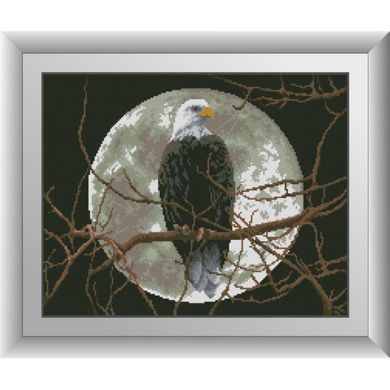 Орел під місяцем. Dream Art (30238D) - Вишивка хрестиком і бісером - Овечка Рукодільниця