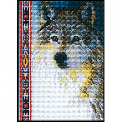 Wolf Волк. Набор для вышивания крестом. Janlynn (013-0267) - Вышивка крестиком и бисером - Овца Рукодельница